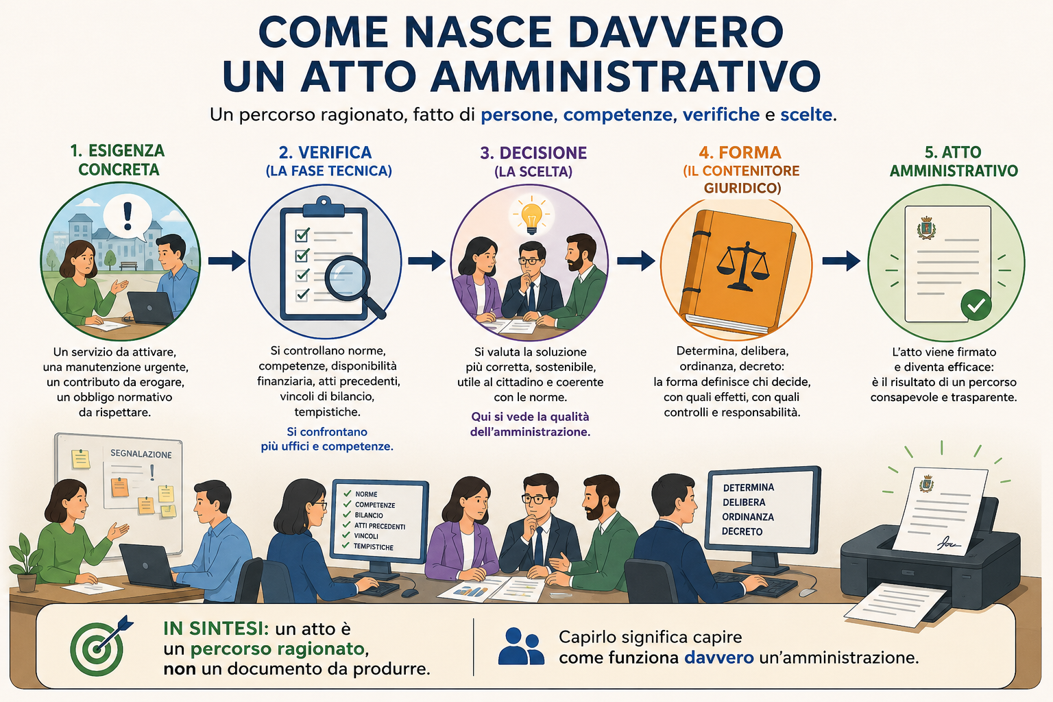 Come nasce un atto amministrativo