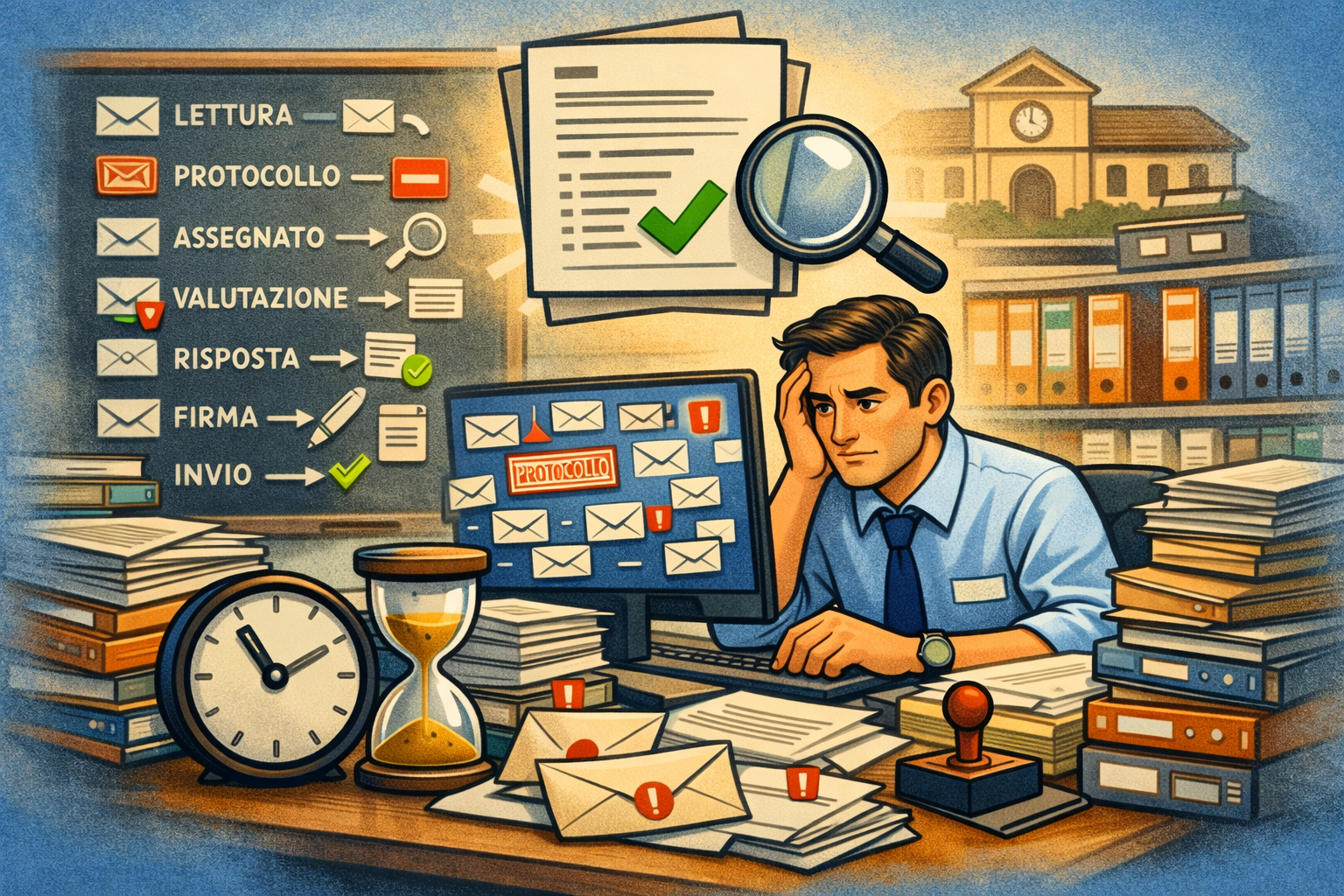 Perché il Comune non risponde subito alle email