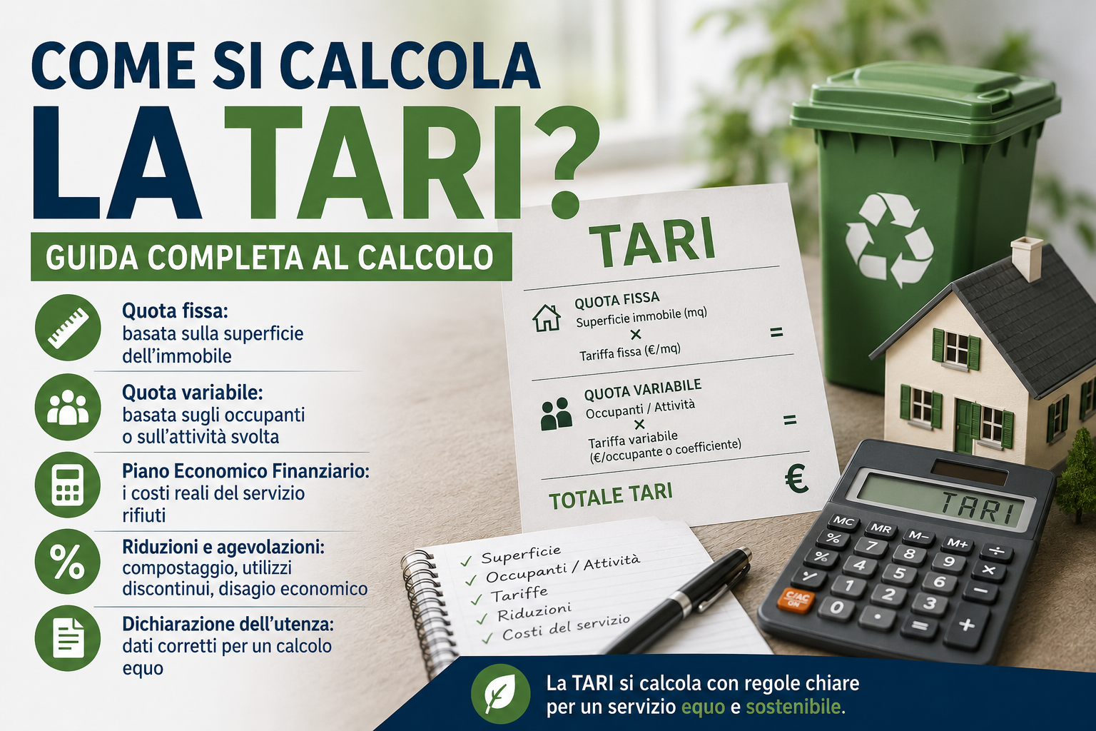 Come si calcola la TARI?