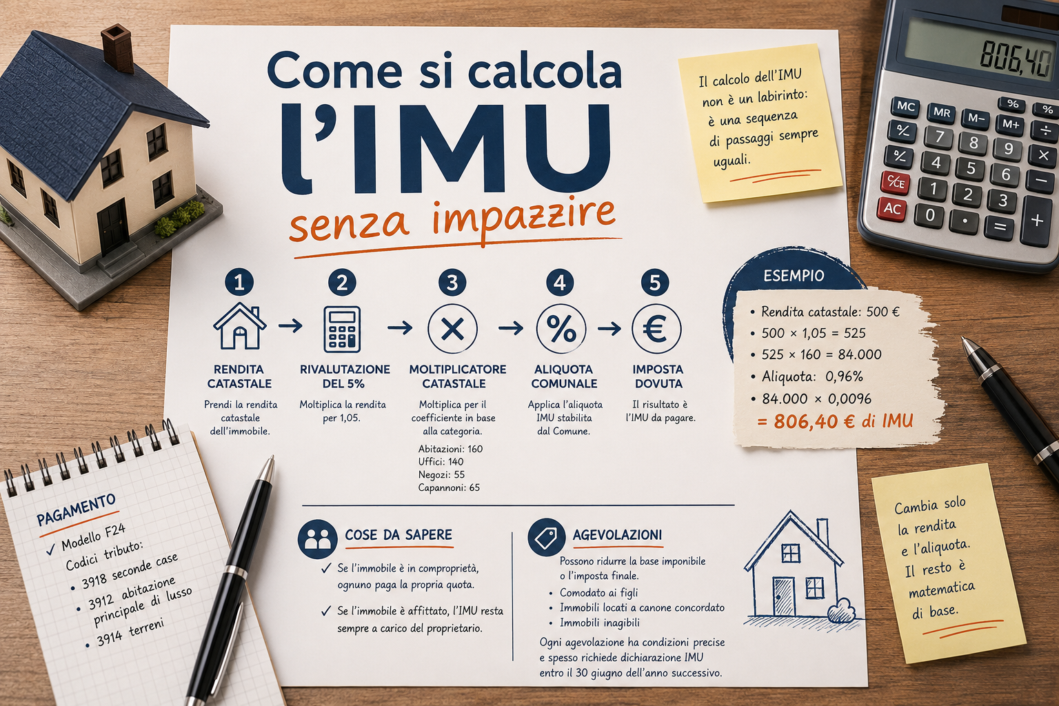 Come calcolare l’IMU senza impazzire